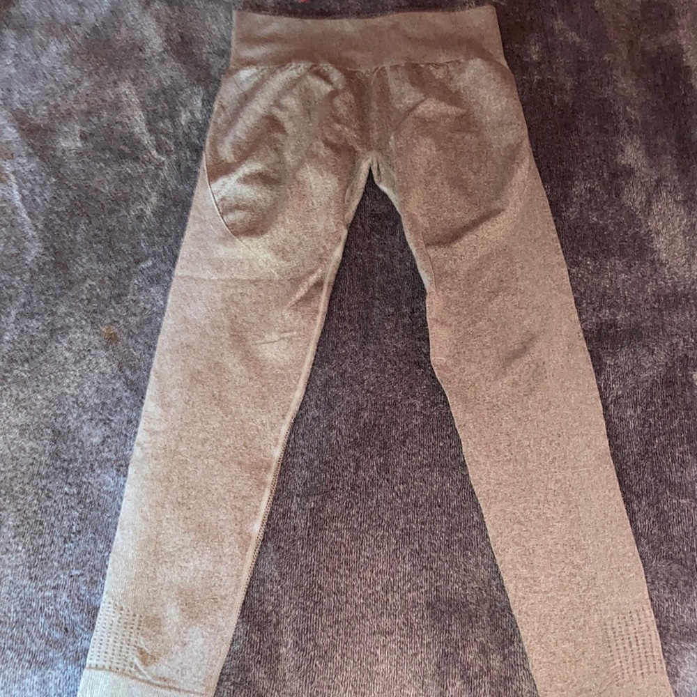 Seamless High Rise Leggings With Stretch